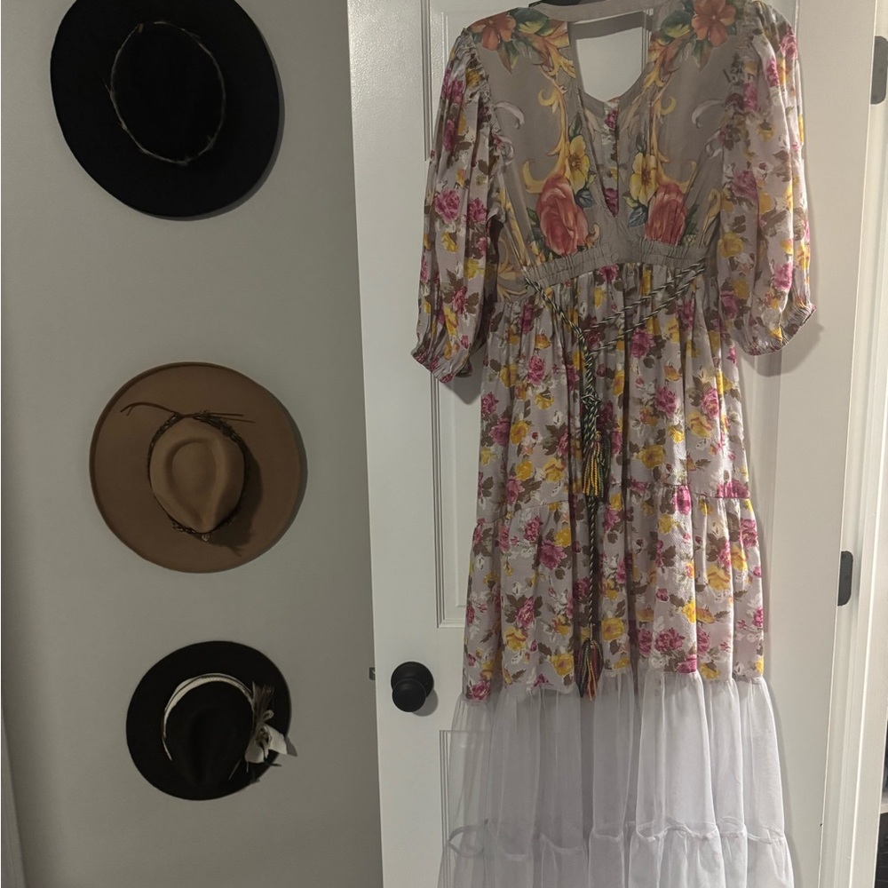 Aratta Multicolor Floral Dress